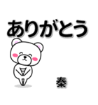 秦専用デカ文字（個別スタンプ：6）