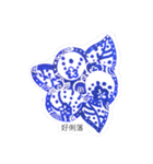 blueberry zentangle（個別スタンプ：4）