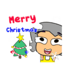 Kururu^..^！17Merry Christmas.（個別スタンプ：9）