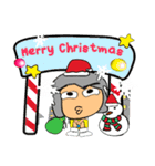 Kururu^..^！17Merry Christmas.（個別スタンプ：16）