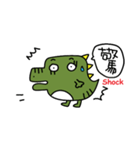 rolling eyes croc（個別スタンプ：6）