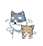 Calm Dog and violent cat（個別スタンプ：20）