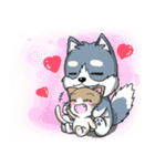 Calm Dog and violent cat（個別スタンプ：29）