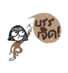 Kid Dee in Brown. Cute and cool. Eng-Th（個別スタンプ：30）