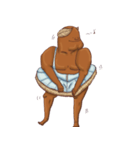 Bodybuilder like Ballet（個別スタンプ：1）