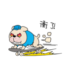 Skateboarding dog（個別スタンプ：5）