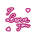 Handwritten sticker-sweet love（個別スタンプ：14）