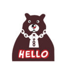 KOLAP BEAR BROWN（個別スタンプ：8）