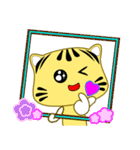 A small Yellow striped cat（個別スタンプ：10）