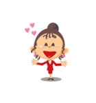 ハツラツ女史（個別スタンプ：3）