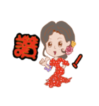 flamenco dance girl 1（個別スタンプ：1）