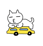 ねことくるま 猫と車 日常でつかえるネコ（個別スタンプ：11）