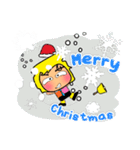 Kuru^..^！17Merry Christmas.（個別スタンプ：25）