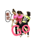 soccer girls go go（個別スタンプ：8）