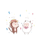 Monkey＆Sheep（個別スタンプ：18）