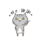 hello working cat :::（個別スタンプ：40）