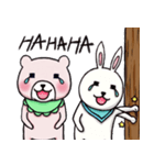 Cha Mi Bear＆A Pha Rabit（個別スタンプ：5）