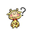 Giraffe Bamboo's Costume Party（個別スタンプ：4）