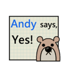 Andy Says（個別スタンプ：2）