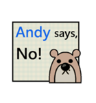 Andy Says（個別スタンプ：3）