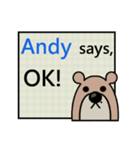 Andy Says（個別スタンプ：4）
