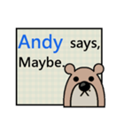 Andy Says（個別スタンプ：6）
