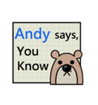 Andy Says（個別スタンプ：7）