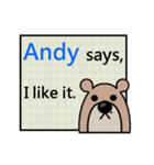 Andy Says（個別スタンプ：8）