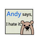 Andy Says（個別スタンプ：9）