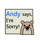 Andy Says（個別スタンプ：13）