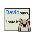 David Says（個別スタンプ：9）