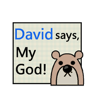 David Says（個別スタンプ：10）