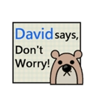 David Says（個別スタンプ：11）