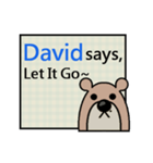 David Says（個別スタンプ：14）