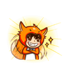 Little Fox's Daily Routine（個別スタンプ：7）