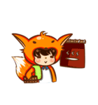 Little Fox's Daily Routine（個別スタンプ：8）