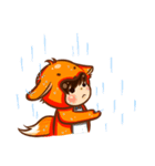 Little Fox's Daily Routine（個別スタンプ：32）