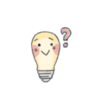 Light bulb with face（個別スタンプ：7）