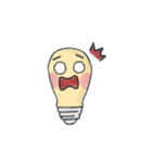 Light bulb with face（個別スタンプ：8）