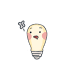 Light bulb with face（個別スタンプ：16）