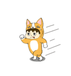 Corgi XIAO LAI is not a human（個別スタンプ：37）