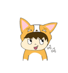 Corgi XIAO LAI is not a human（個別スタンプ：40）