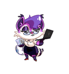 Violet the AstroSquirrel（個別スタンプ：24）