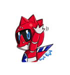 RED Robotic Emotional Dragon！（個別スタンプ：2）