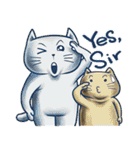 No painting no - fat cat IIIIII（個別スタンプ：14）