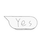 -Speech bubble-（個別スタンプ：1）