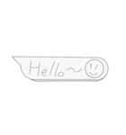 -Speech bubble-（個別スタンプ：5）