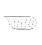 -Speech bubble-（個別スタンプ：6）