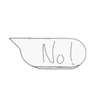 -Speech bubble-（個別スタンプ：8）