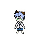 Full full cats（個別スタンプ：15）